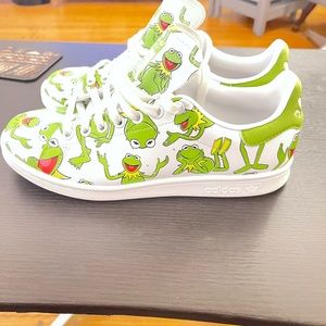 Adidas x Disney x Stan Smith Sneakers, Muppets Kermit Print Men’s 6.5
